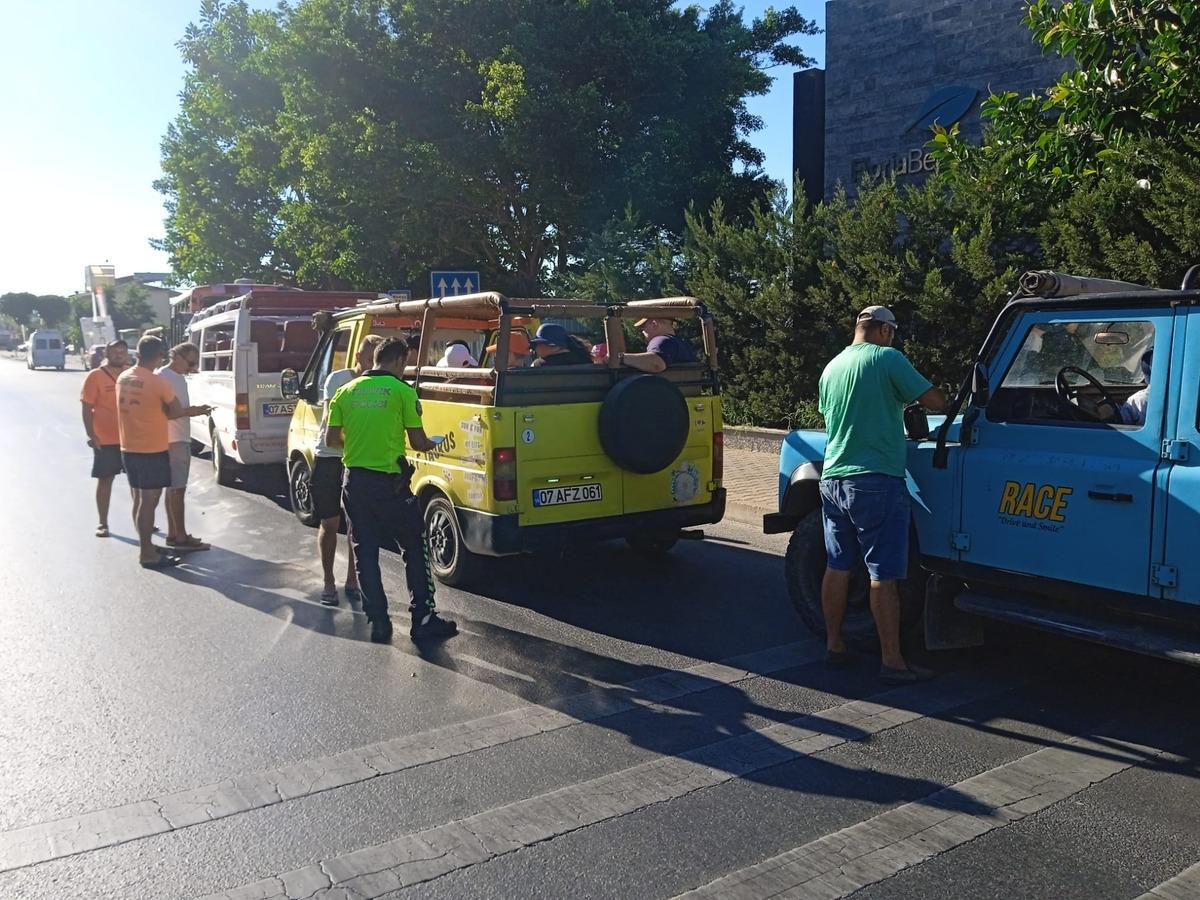 Alanya'da safari ara&ccedil;ları denetlendi