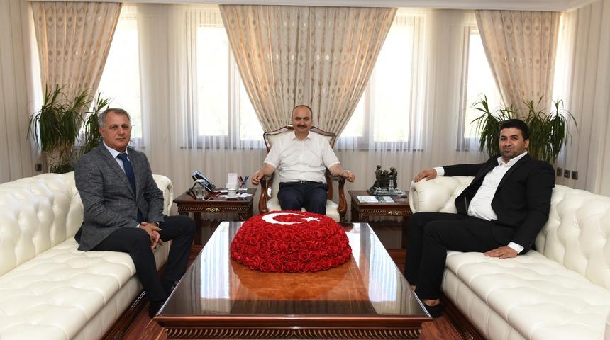SOCAR yetkilileri Batman Valisi Canalp'i ziyaret etti