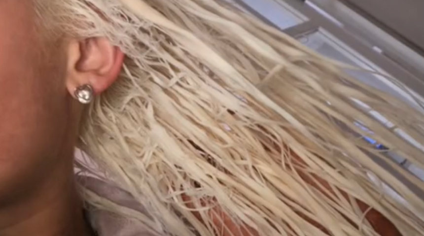 Sa&ccedil;ınızı a&ccedil;madan &ouml;nce bir kez daha d&uuml;ş&uuml;n&uuml;n! Talihsiz kadın sa&ccedil;ını TikTok'ta paylaştı