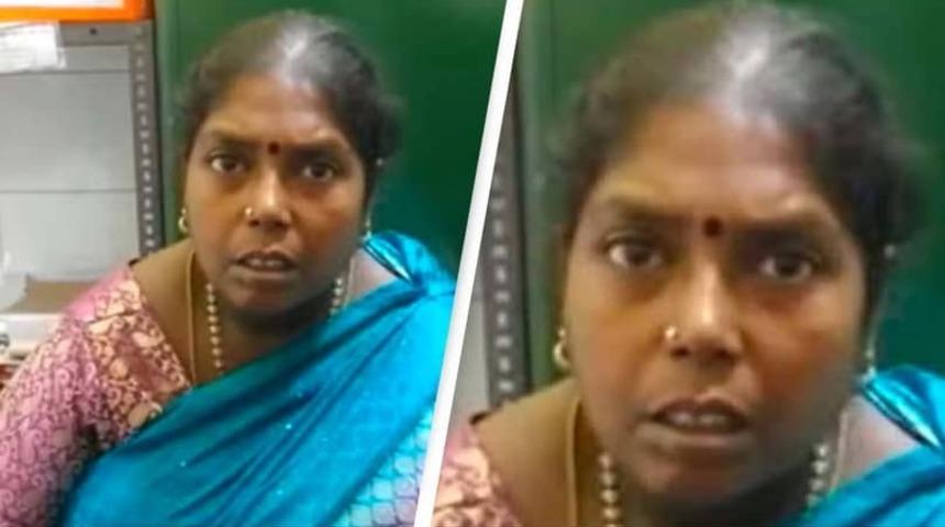 Hırsın böylesi! Sırf okulda çocuğunun önüne geçmesin diye...