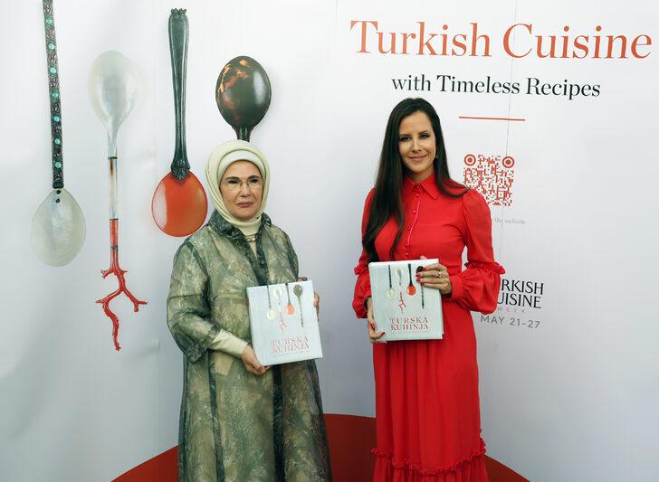 Emine Erdoğan, "Asırlık Tariflerle Türk Mutfağı" kitabının Sırpça tercümesi tanıtım etkinliğinde konuştu: G3