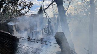 Edirne'de otluk alanda çıkan yangında çiftlik evi zarar gördü