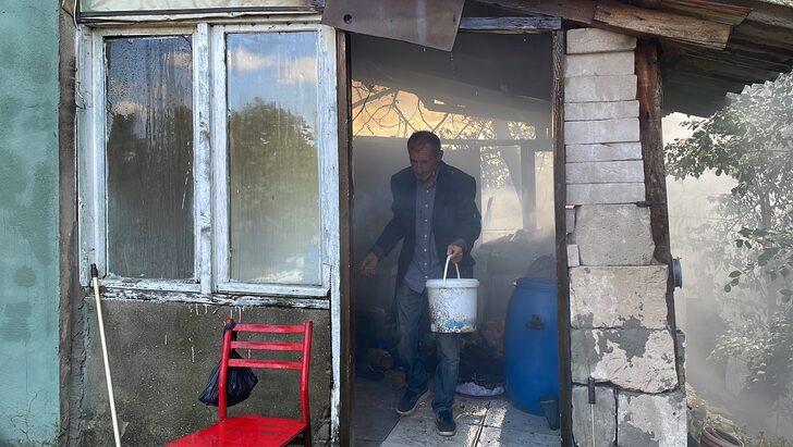 Edirne'de otluk alanda çıkan yangında çiftlik evi zarar gördü G2