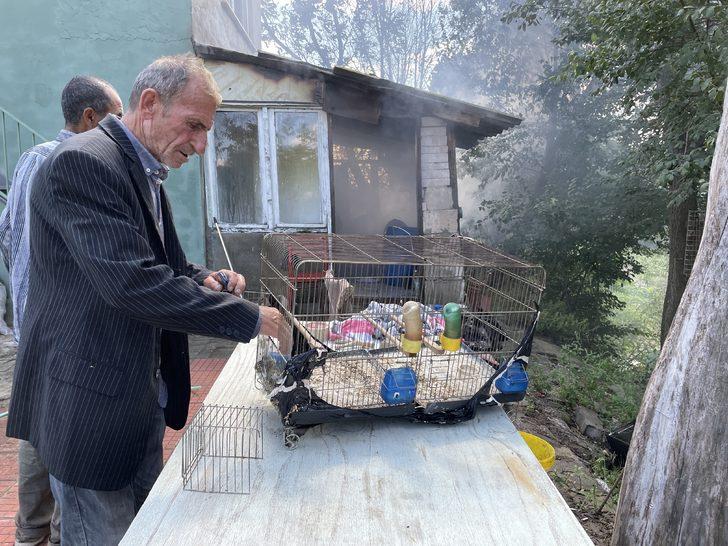 Edirne'de otluk alanda çıkan yangında çiftlik evi zarar gördü G3