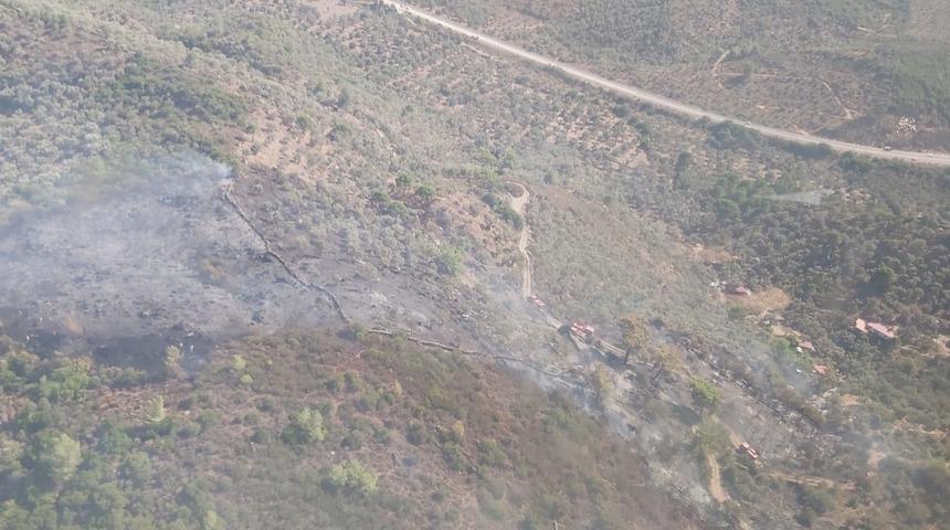 Muğla'da makilik alanda çıkan yangın söndürüldü
