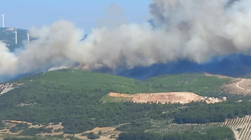 SON DAKİKA | Anonslarla bölge halkı uyarılmıştı! Manisa Soma'daki orman yangını kontrol altında