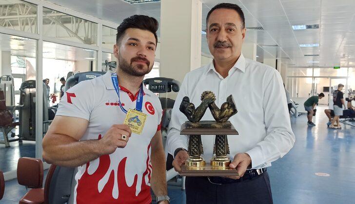 Milli bilek güreşçi Ali Karaçete, dünya şampiyonluğu için çalışıyor G5