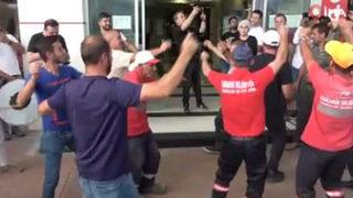 En düşük işçi maaşı 8 bin lira oldu! İşçiler sevinçlerini göbek atarak kutladı