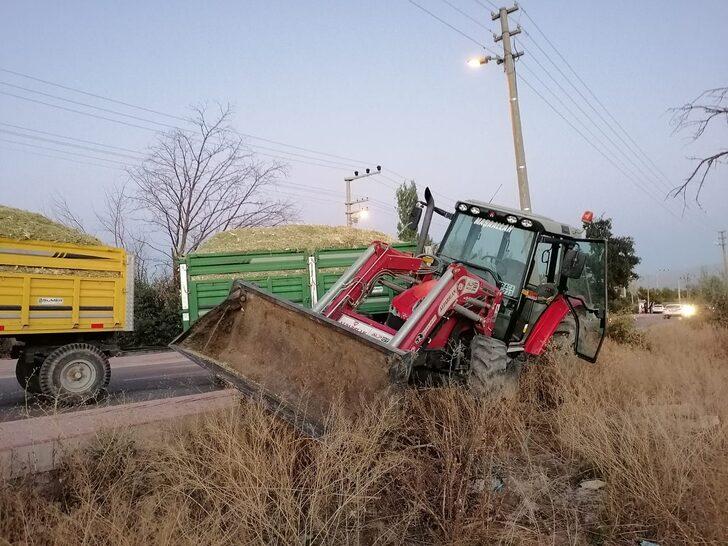 Konya'da traktör ile çarpışan elektrikli bisikletteki bir kişi öldü G3