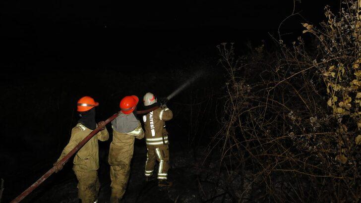 Arnavutköy'de ormanlık alanda çıkan yangına müdahale ediliyor G2
