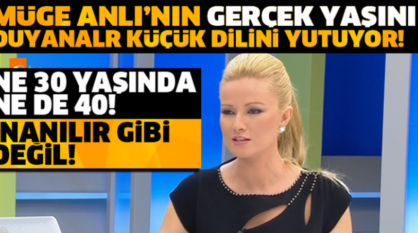 M&uuml;ge Anlının Yaşını &Ouml;ğrenince Şok Olucaksınız Bakın Ka&ccedil; Yaşında?