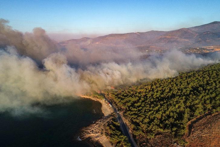 GÜNCELLEME - Mersin'deki orman yangınına müdahale sürüyor G5