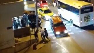 3 kişi arasında çıkan kavga kanlı bitti! O anlar kamerada