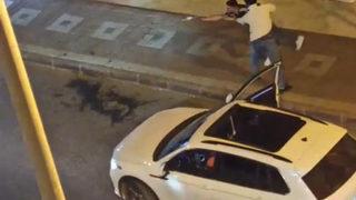 Yol verme kavgasında kurşun yağdırdı! Korku dolu anlar kamerada