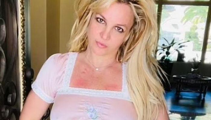 Kim ne derse desin Britney Spears geri adım atmıyor! Bikini üstünü çıkarıp yere uzandı