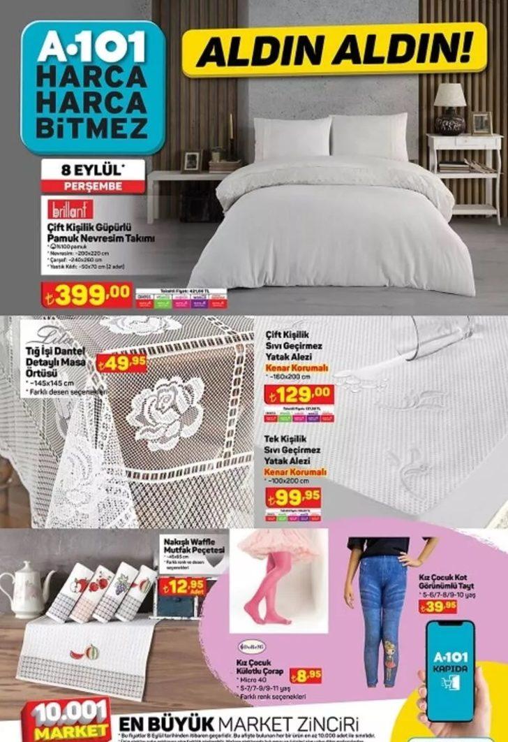 A101aktüel ürünler kataloğu! 8 Eylül 2022 A101'de indirimli ürünler neler? G2