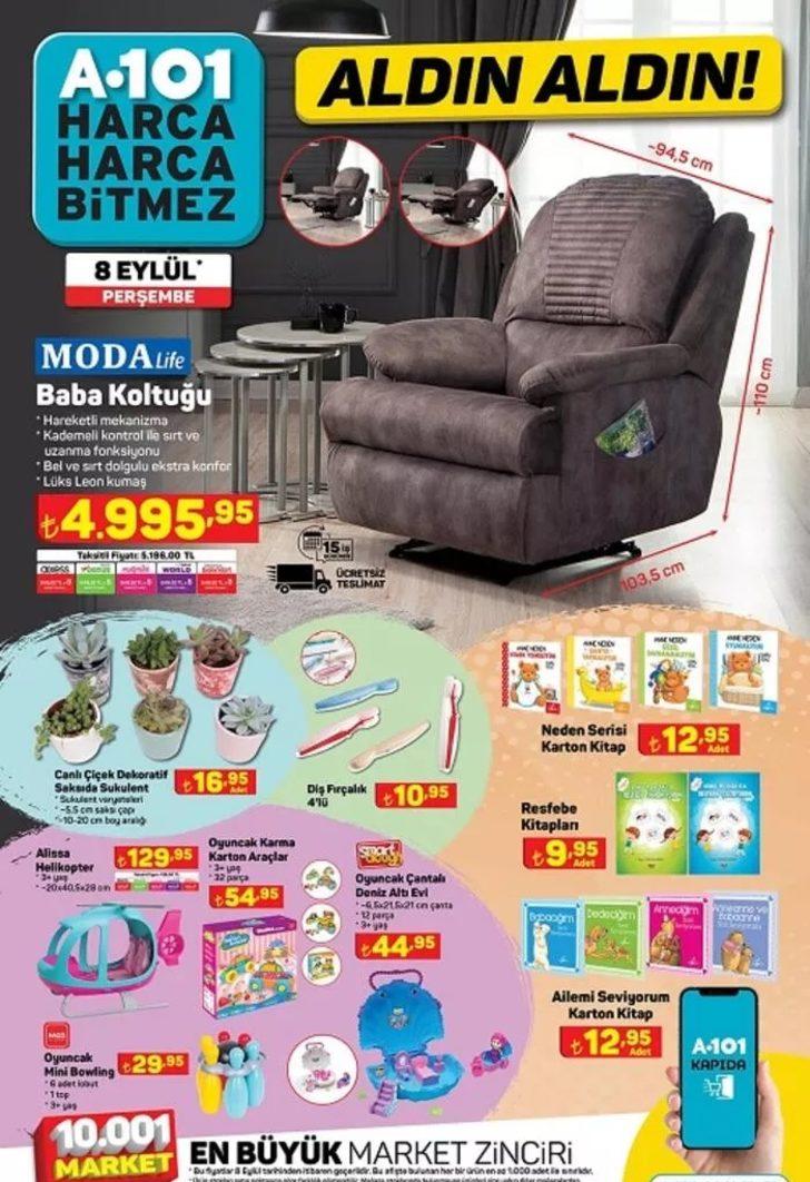 A101aktüel ürünler kataloğu! 8 Eylül 2022 A101'de indirimli ürünler neler? G4
