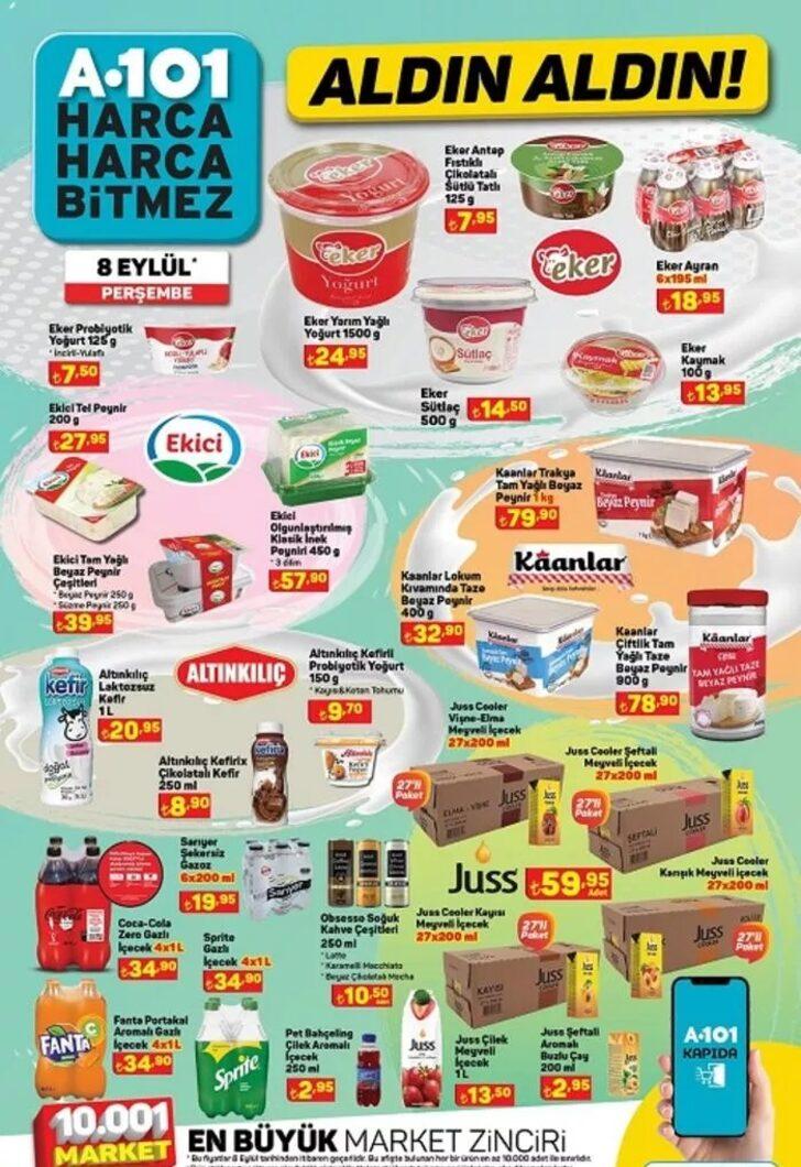 A101aktüel ürünler kataloğu! 8 Eylül 2022 A101'de indirimli ürünler neler? G5