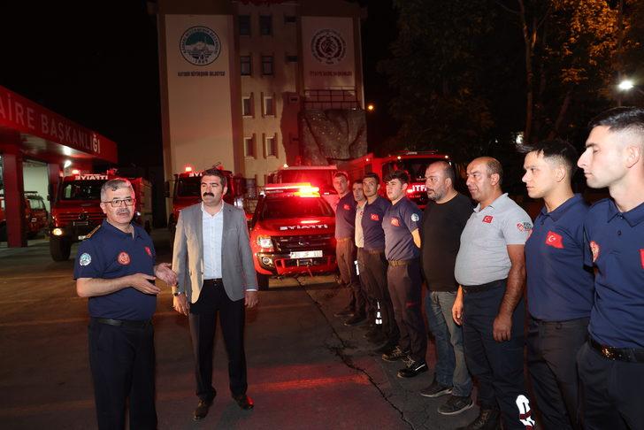 Kayseri'den Mersin'deki yangın söndürme çalışmalarına destek G4