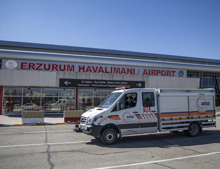 Erzurum Havalimanı'nda deprem ve yangın tatbikatı G2