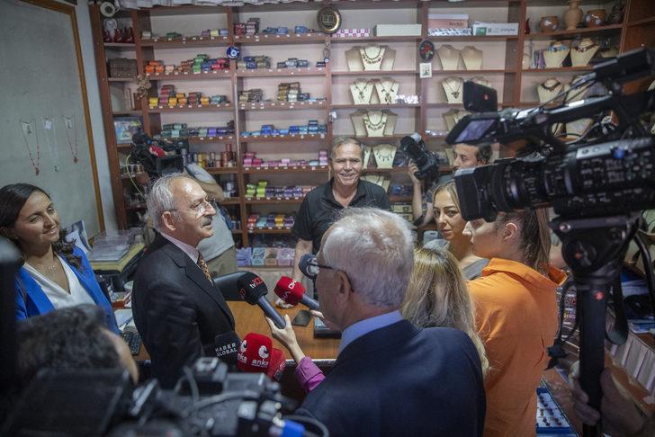 CHP Genel Başkanı Kılıçdaroğlu, Nallıhan'da esnafı ziyaret etti G3
