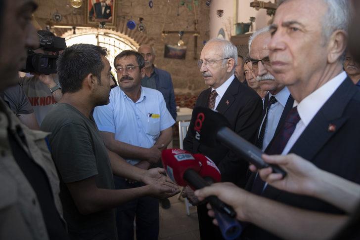 CHP Genel Başkanı Kılıçdaroğlu, Nallıhan'da esnafı ziyaret etti G4