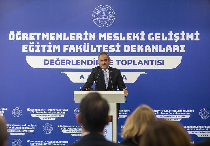 Bakan Özer, eğitim fakültelerinin dekanları ile buluştu: G3