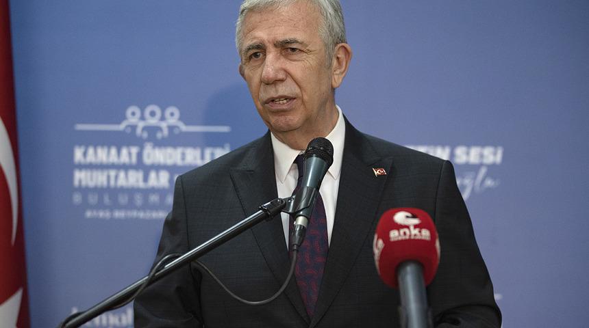 Sözlerinin hemen başında Kılıçdaroğlu'na hitap etti! Mansur Yavaş: 'Sayın başkanım, size şikayet edeceğim'