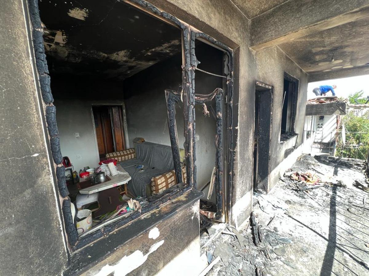 Amasya'da yanan ahırdaki 7 b&uuml;y&uuml;kbaş hayvan telef oldu