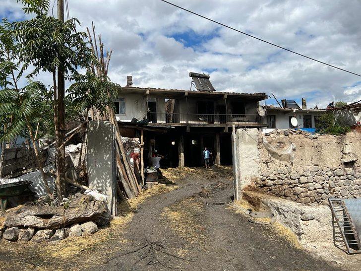 Amasya'da yanan ahırdaki 7 büyükbaş hayvan telef oldu G4