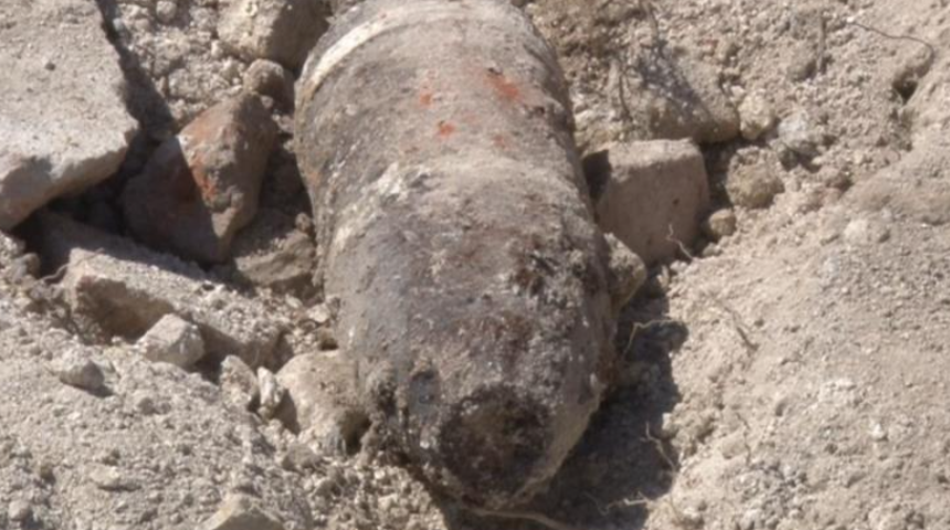 Edirne'de kazı yapan ekipler patlamamış top mermisi buldu: Balkan Savaşı’ndan kalma