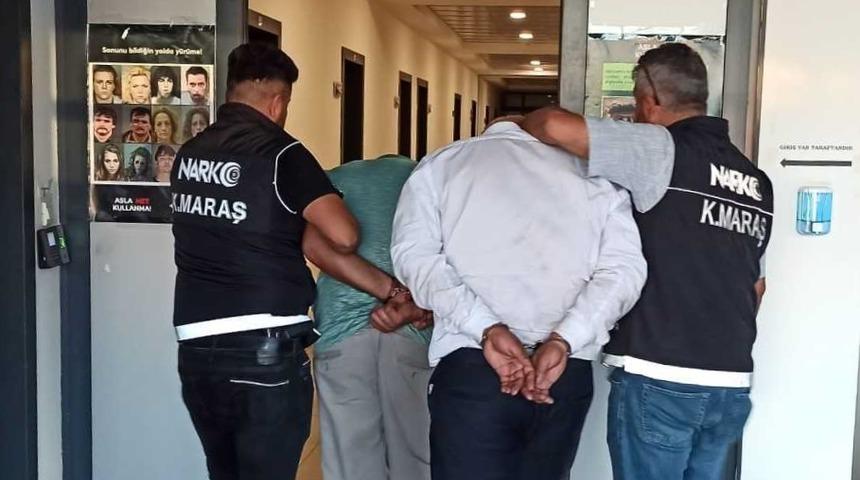 Kahramanmaraş'ta uyuşturucu operasyonunda 2 şüpheli tutuklandı