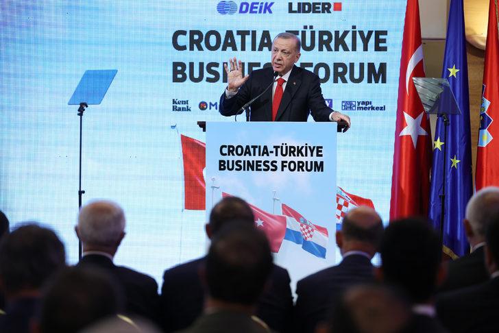 Cumhurbaşkanı Erdoğan Türkiye-Hırvatistan İş Forumu'nda konuştu: (1) G3