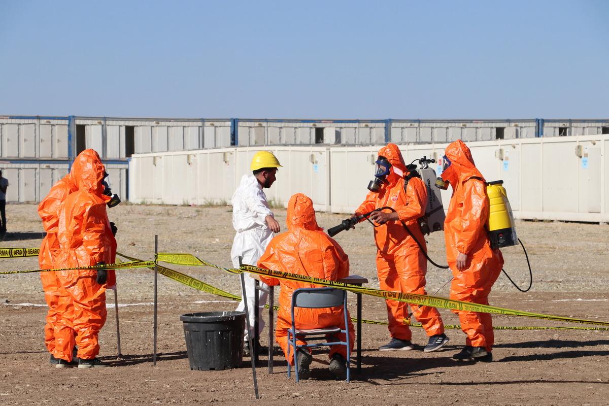 Batman'da deprem veya olası bir afet durumu tatbikatı ger&ccedil;ekleştirildi