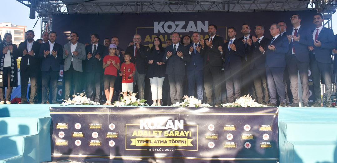 Bakan Bozdağ, Kozan'da yeni adliye binasının temel atma töreninde konuştu:  (2) - Adana Haberleri