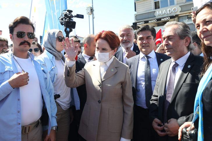 İYİ Parti Genel Başkanı Akşener İstanbul'da esnafı ziyaret etti G1