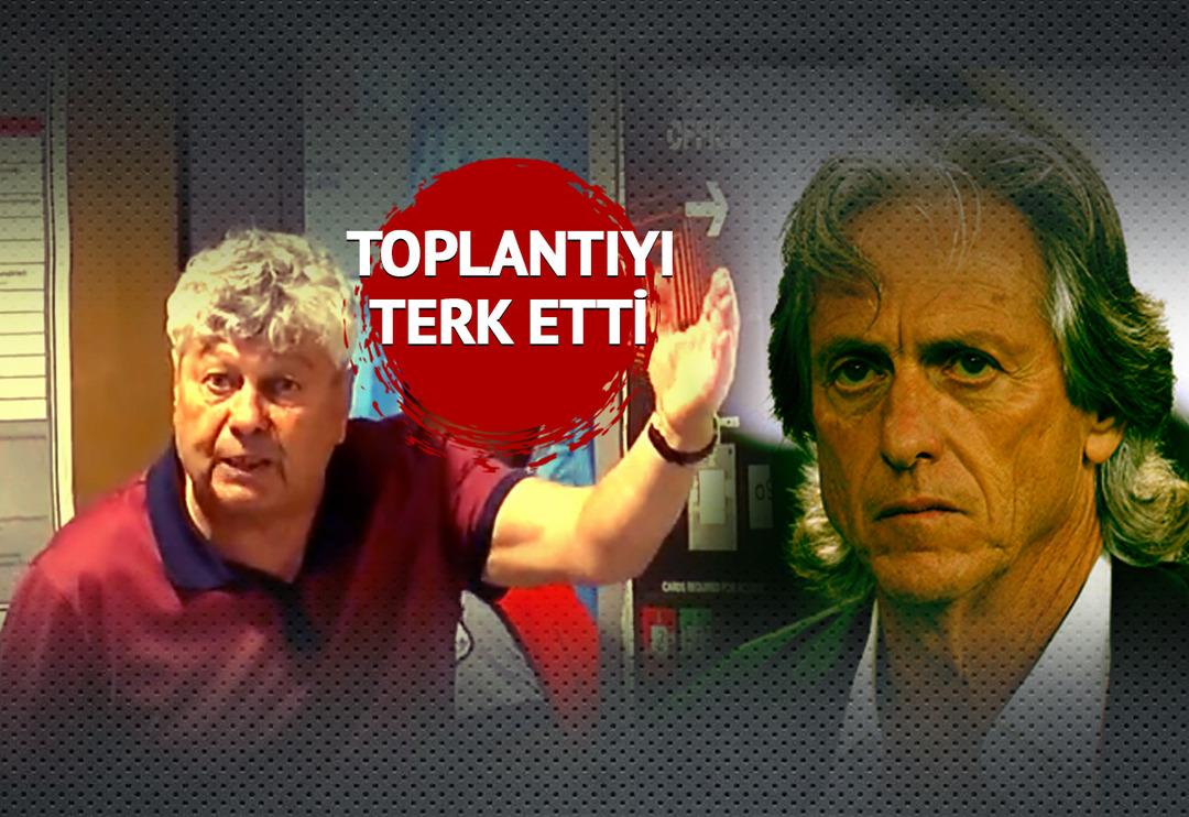 Lucescu "Oyuncularım hastanelik oldu" dedi ve toplantıyı terk etti! Jesus ise b&ouml;yle yanıt verdi...