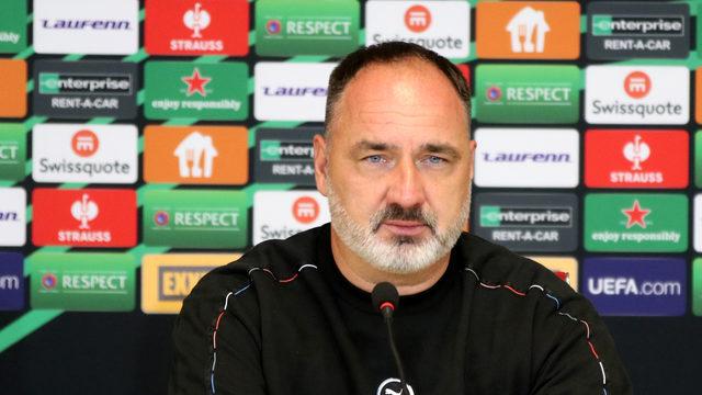 Demir Grup Sivasspor-Slavia Prag maçının ardından