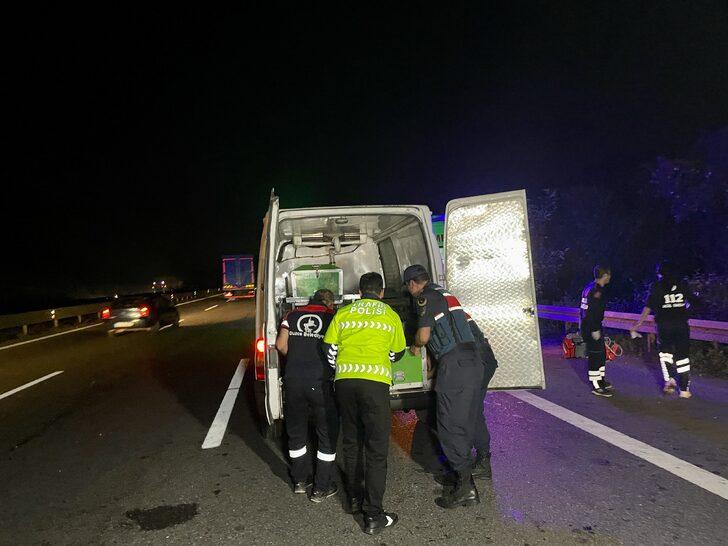 Anadolu Otoyolu'nda tır ile çarpışan kamyonun sürücüsü hayatını kaybetti G3