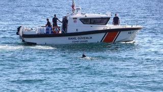 Tekirdağ'da denizde kaybolan kişiyi arama çalışmaları devam ediyor