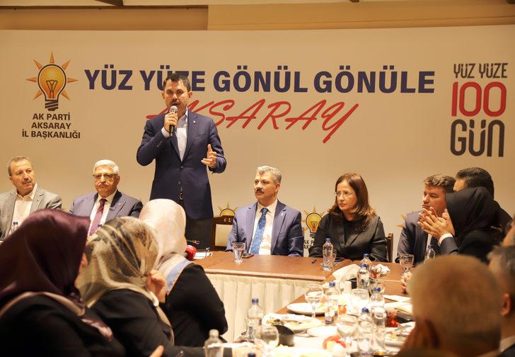 Bakan Murat Kurum "Yüz Yüze Gönül Gönüle Aksaray" programında konuştu: G4