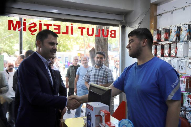 Bakan Kurum, Aksaray'da cami açılışı yaptı, esnafı ziyaret etti G5