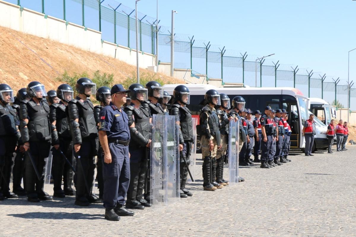 Gaziantep'te geri g&ouml;nderme merkezinde tatbikat yapıldı