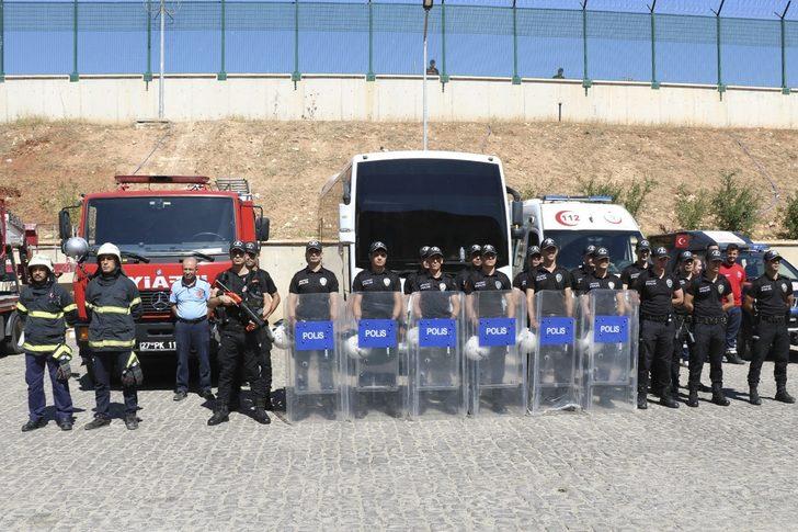 Gaziantep'te geri gönderme merkezinde tatbikat yapıldı G2
