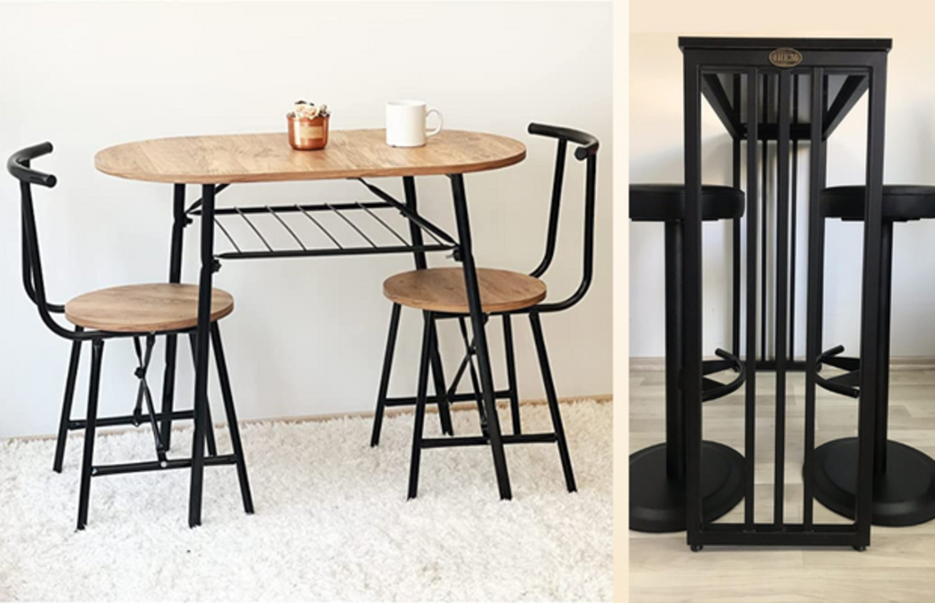 Mutfağının küçüklüğünden şikayetçi olan herkesin kurtarıcısı olacak mini yemek masası setleri