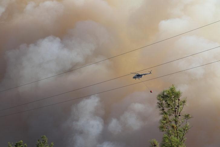 GÜNCELLEME 2 - Denizli-Muğla sınırında çıkan orman yangını kısmen kontrol altına alındı G4