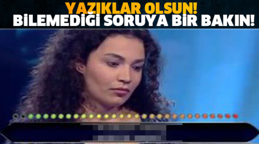Kim Milyoner Olmak İster'de Yarışmacının Bilmediği Soru Sosyal Medyaya Bomba Gibi D&uuml;şt&uuml;