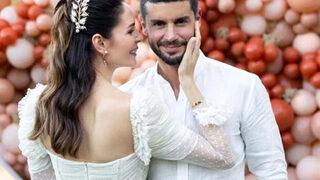 Önce dini, sonra resmi nikah! Berk Oktay ile Yıldız Çağrı Atiksoy evlendi! İşte ilk kareler...
