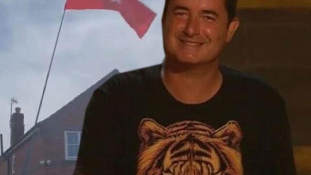 Acun Ilıcalı evine Türk bayrağı asan Hull City taraftarını ziyaret etti