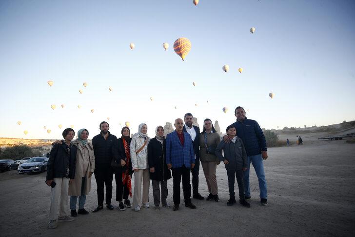 Tarım ve Orman Bakanı Vahit Kirişci Kapadokya'da yerli balon ile uçtu G4